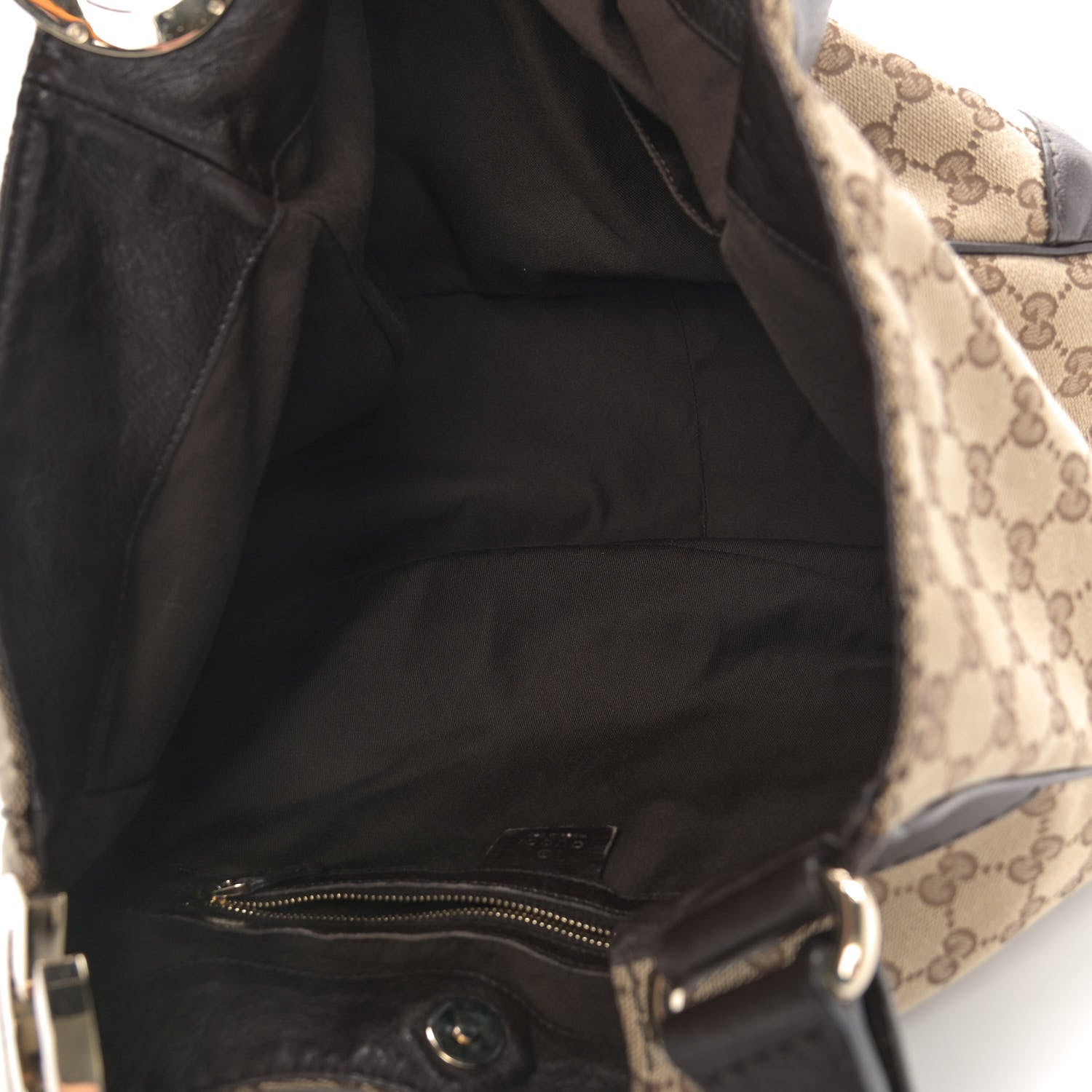 Gucci Monogram Medium Charlotte Hobo Brown 6 of 10