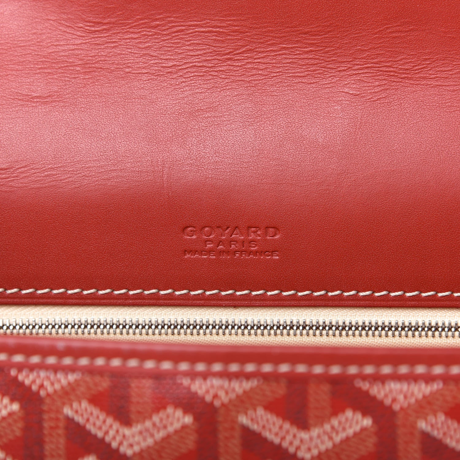 Goyard Goyardine Belvedere PM Messenger Bag Red 8 of 9