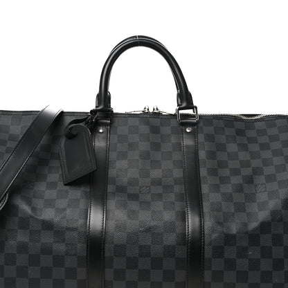 Louis Vuitton Damier Graphite Keepall Bandouliere 55 7 of 11