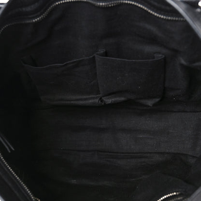 Balenciaga Chevre Silver Metallic Edge Hardware City Black 5 of 8