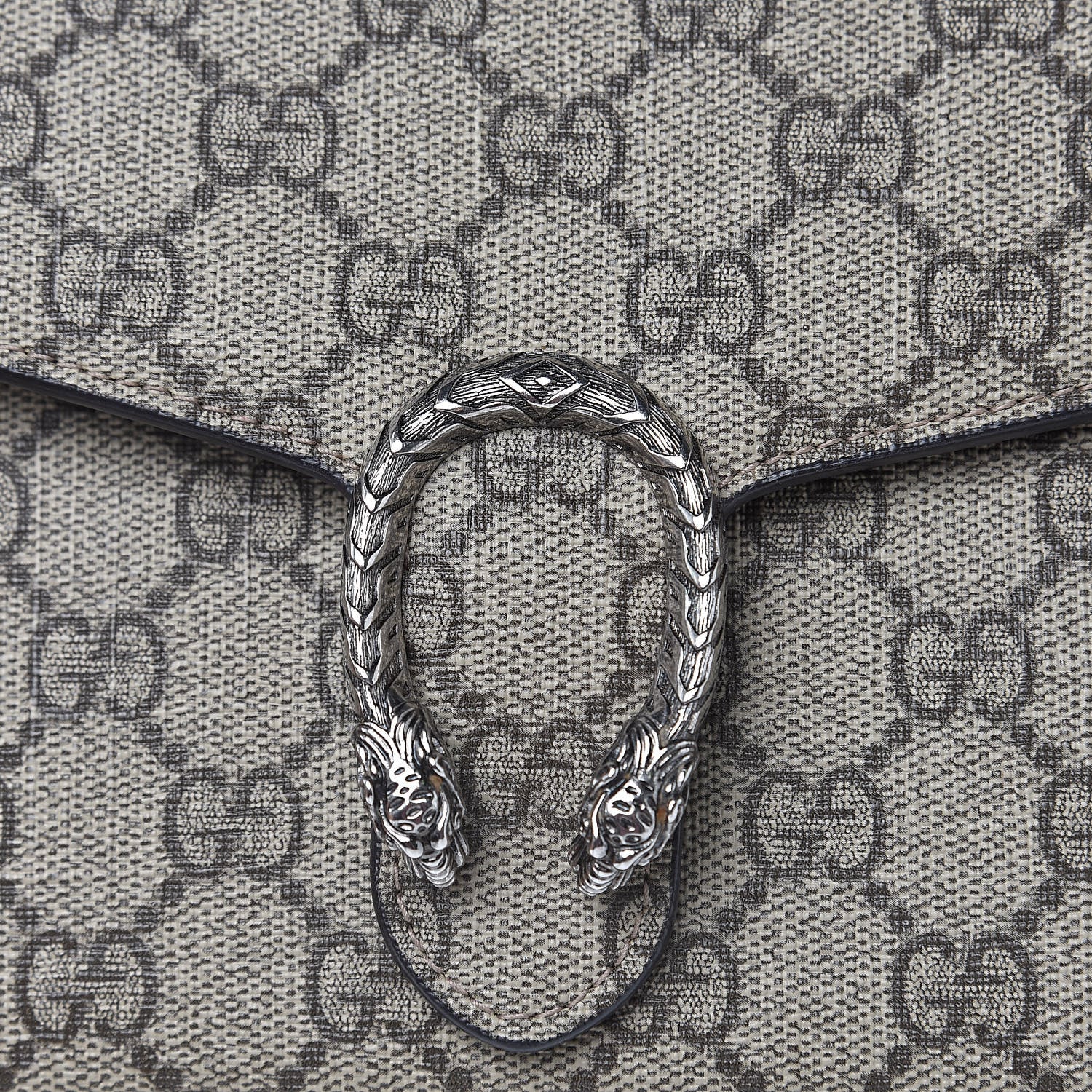 Gucci GG Supreme Monogram Mini Dionysus Chain Wallet Beige Taupe 10 of 12