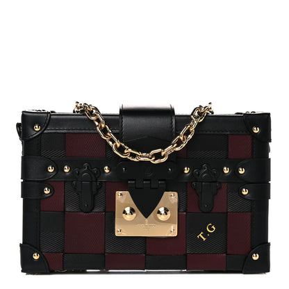 Louis Vuitton Damier Tressage Petite Malle Black 1 of 10