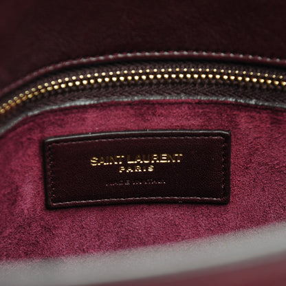 Saint Laurent Calfskin Small Sac De Jour Amarena 12 of 16