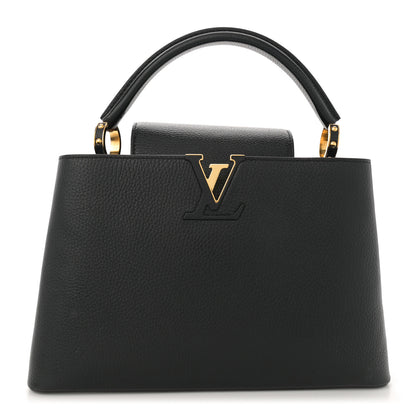 Louis Vuitton Taurillon Capucines PM Black 1 of 11