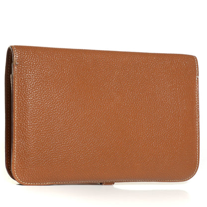 Hermes Togo Dogon Duo Wallet Gold 3 of 10