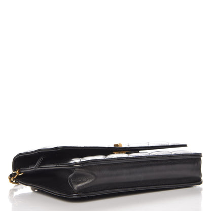 Chanel Aged Calfskin Quilted Reissue Wallet On Chain WOC Black 4 of 9