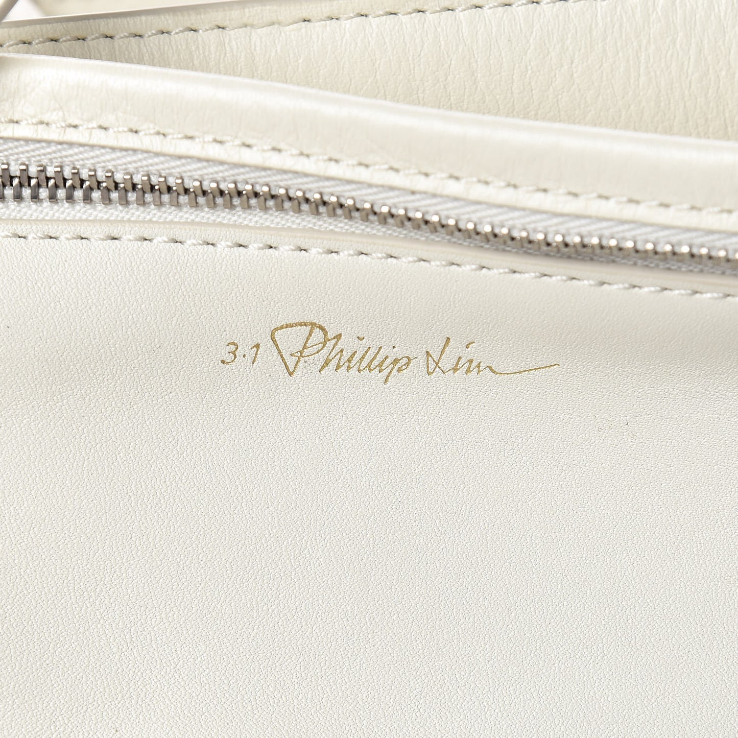 3.1 Smooth Calfskin Small Soleil Bucket Bag Off White