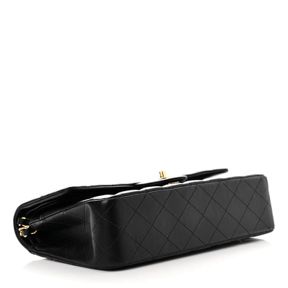 Chanel Lambskin Quilted Medium Double Flap Black 4 of 13