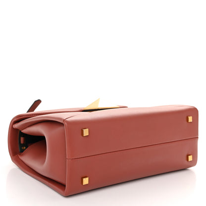Valentino Garavani Nappa Small One Stud Top Handle Bag Gingerbread 4 of 9