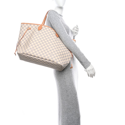 Louis Vuitton Damier Azur Neo Neverfull GM Rose Ballerine 2 of 12