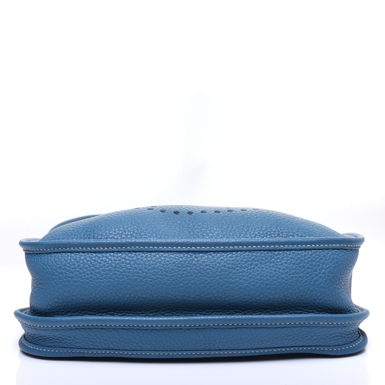 Hermes Taurillon Clemence Evelyne III PM Blue Jean 10 of 11