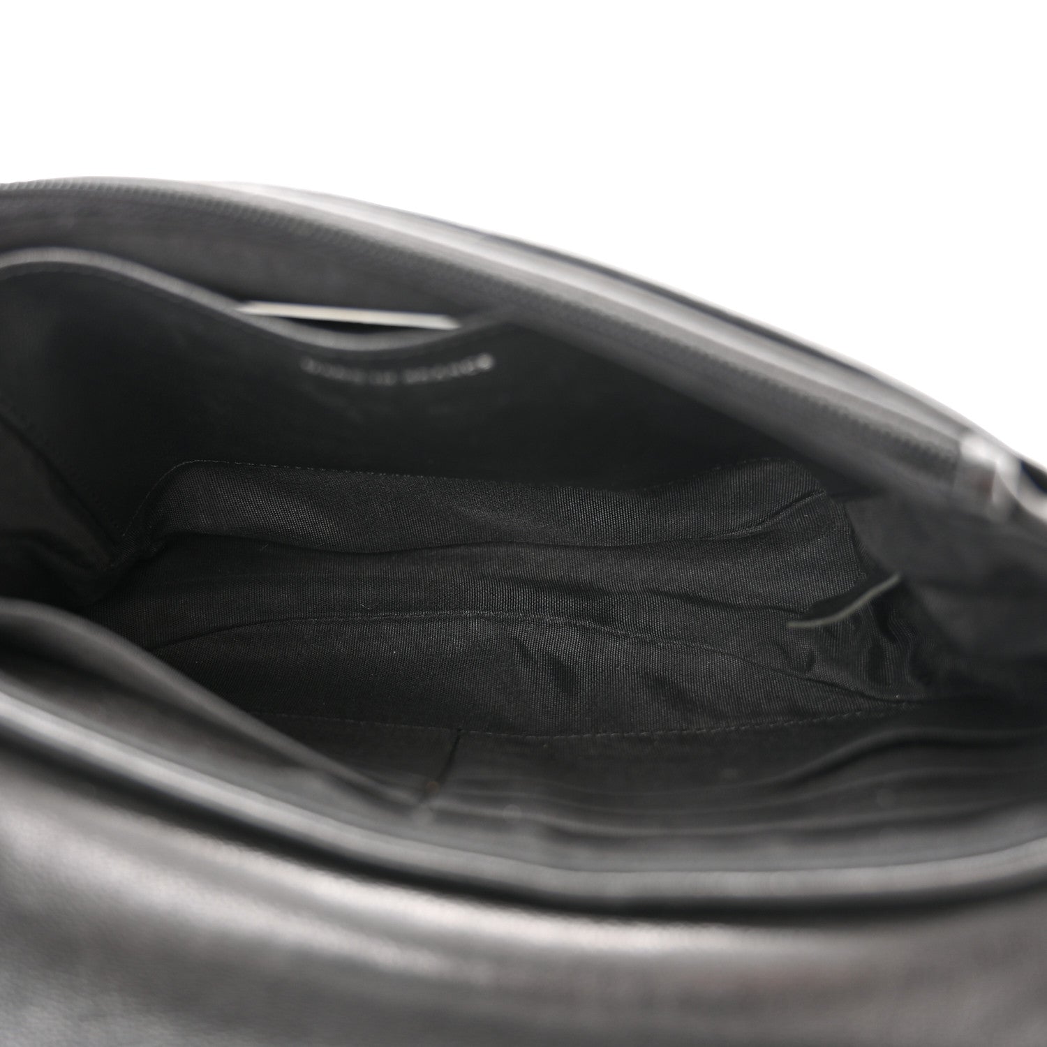 Chanel Lambskin Half Moon Wallet On Chain WOC Black 5 of 11