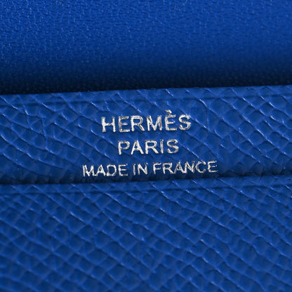 Hermes Epsom Mini Bearn Wallet Bleu Royal 7 of 12