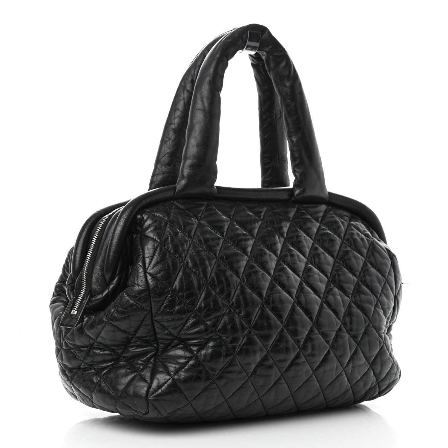 Chanel Lambskin Coco Cocoon Bowler Black 3 of 15