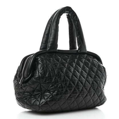 Chanel Lambskin Coco Cocoon Bowler Black 3 of 15