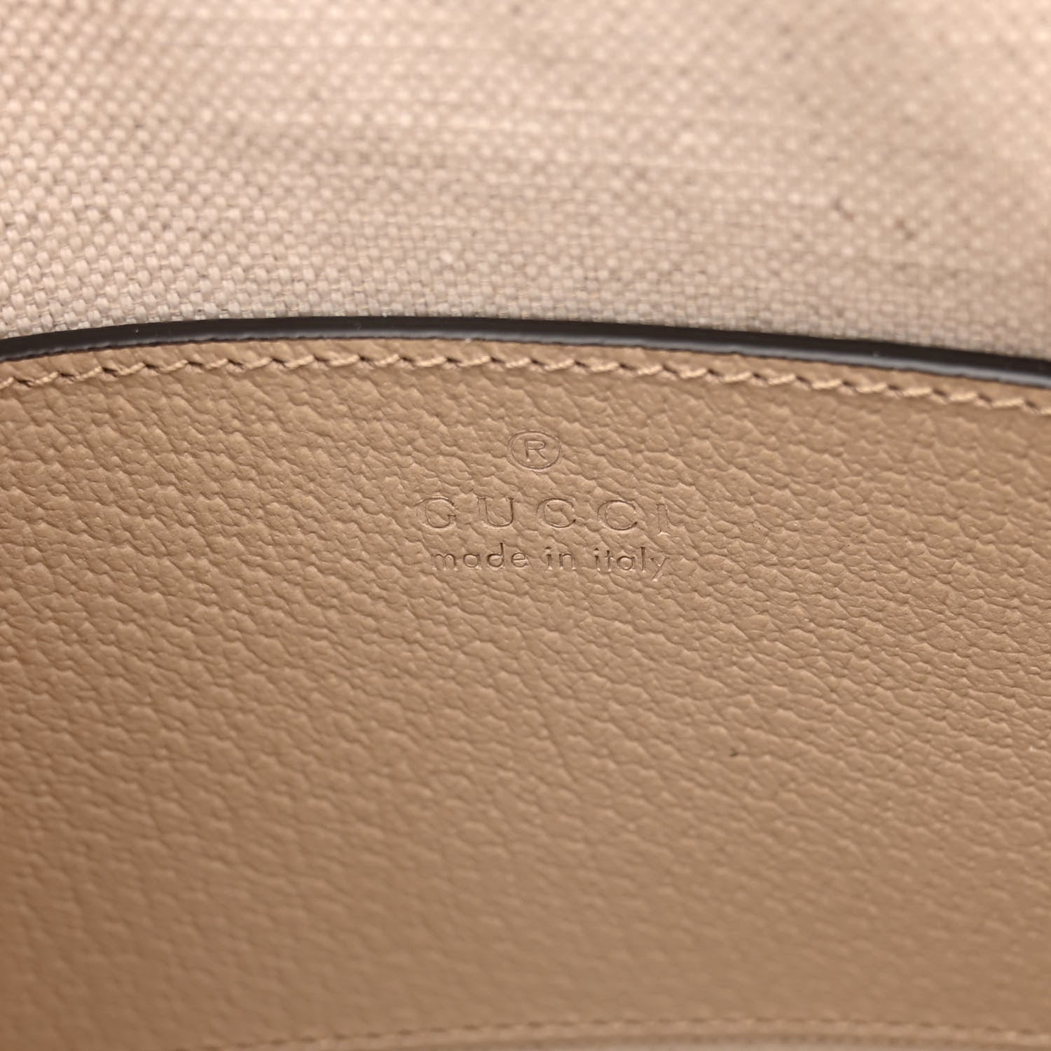 Gucci GG Supreme Monogram Textured Dollar Calfskin Web Small Ophidia Dome Shoulder Beige Mystic White Oatmeal 6 of 9