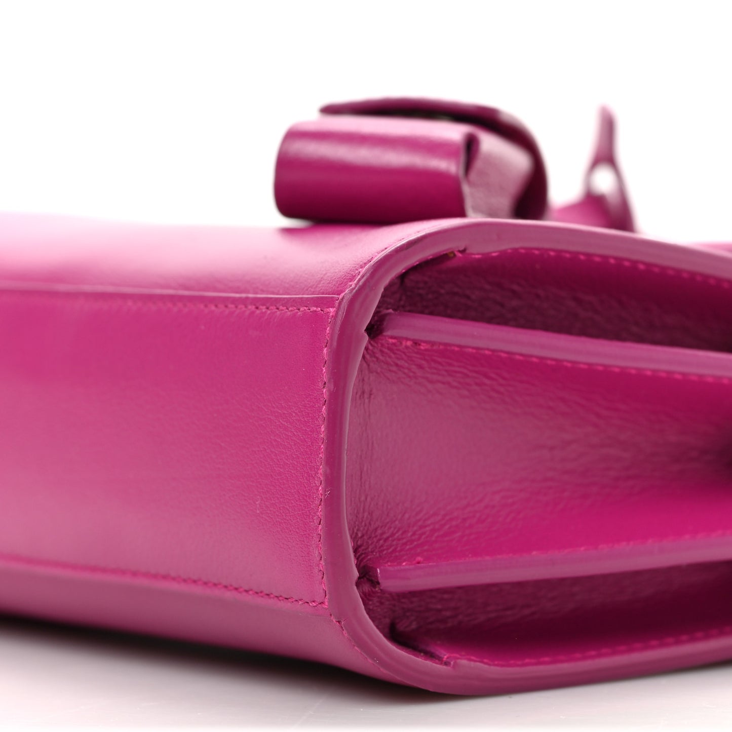 Calfskin Toy Sac De Jour Electric Pink