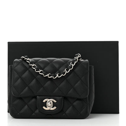 Chanel Caviar Quilted Mini Square Flap Black 11 of 11