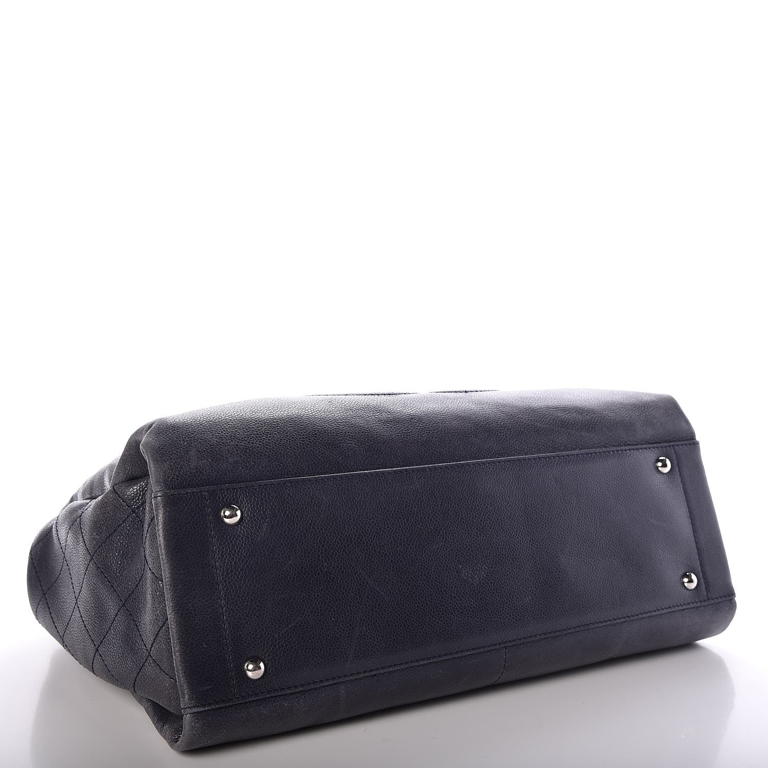 Chanel Caviar Executive Cerf Shopper Tote Navy 4 of 20