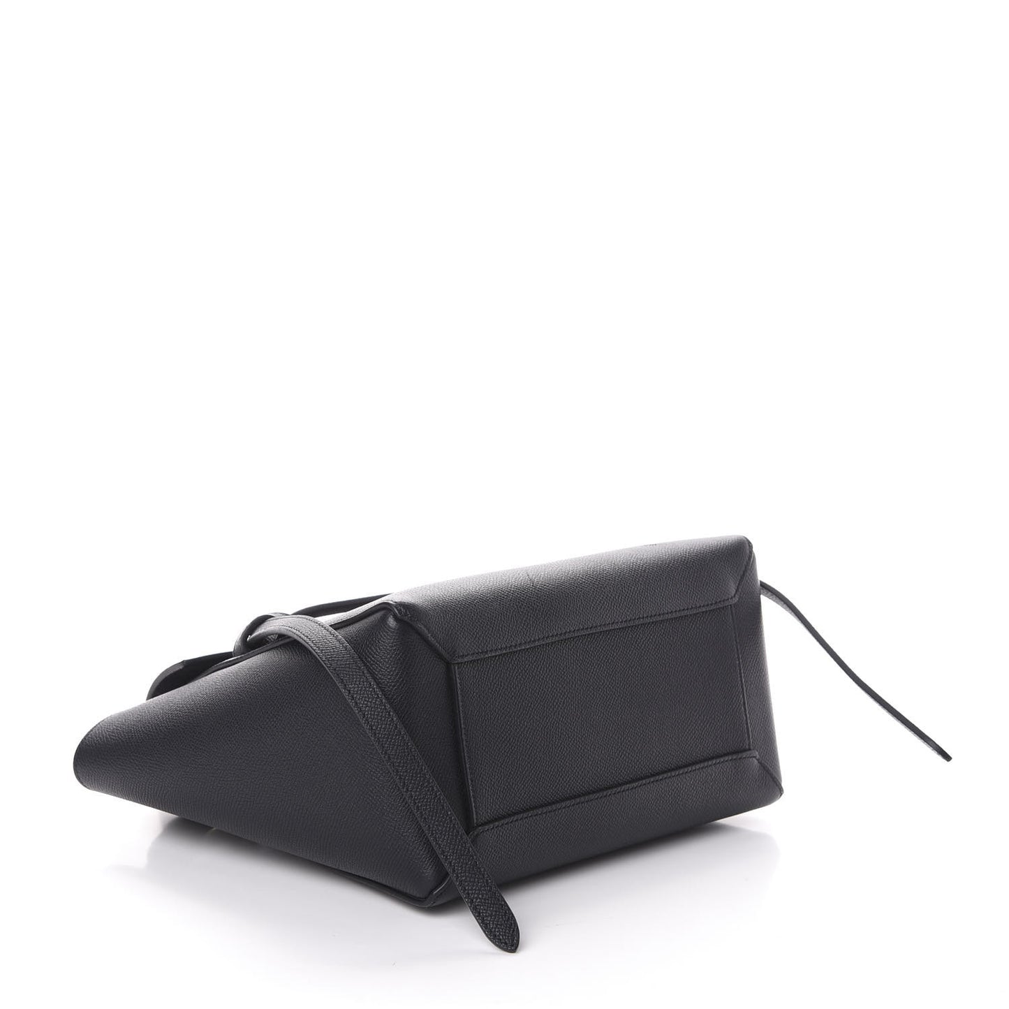 Grained Calfskin Micro Belt Bag Black