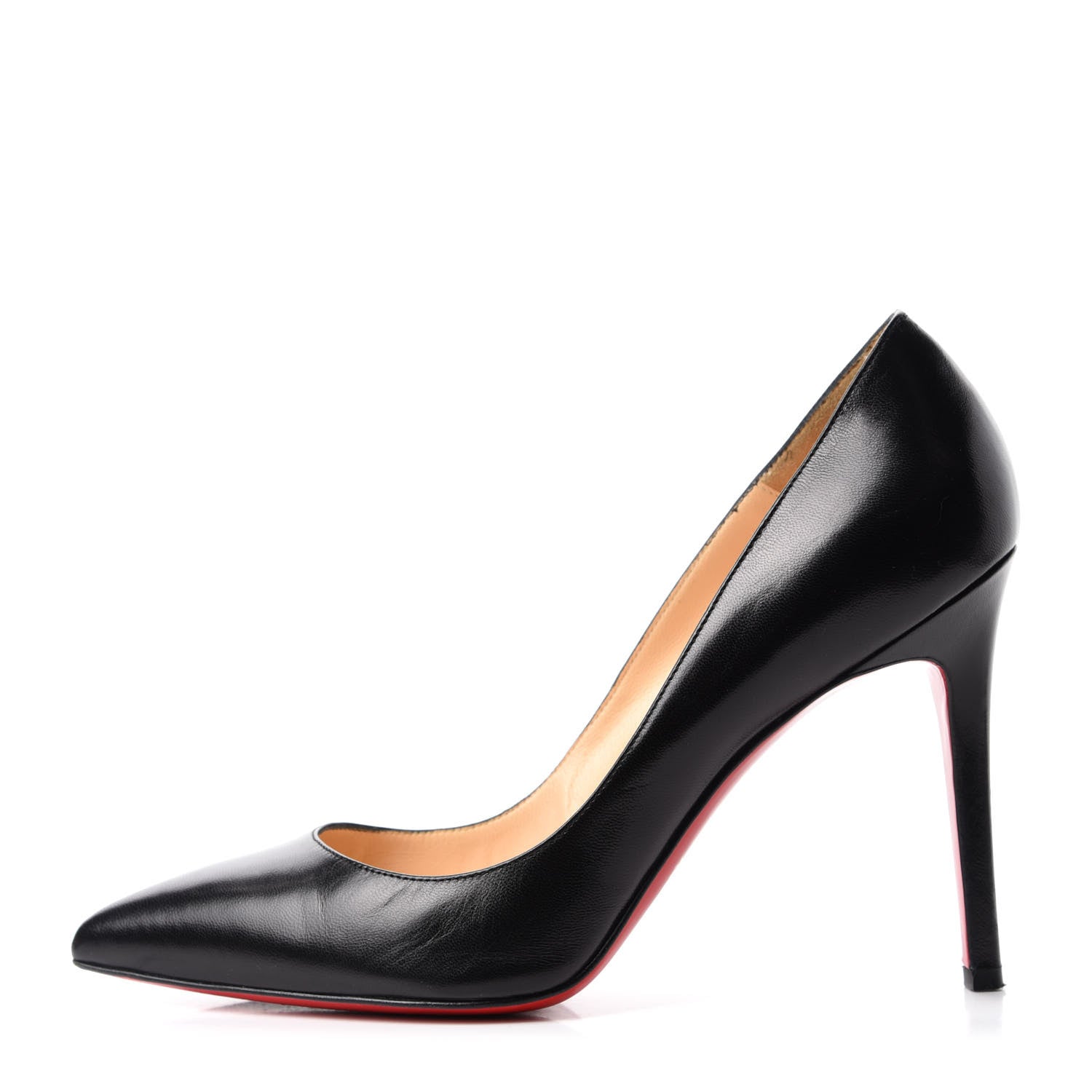 Christian Louboutin Shiny Nappa Pigalle 100 Pumps 38 Black 1 of 10