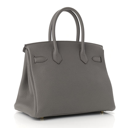 Hermes Togo Birkin 30 Etain 3 of 10