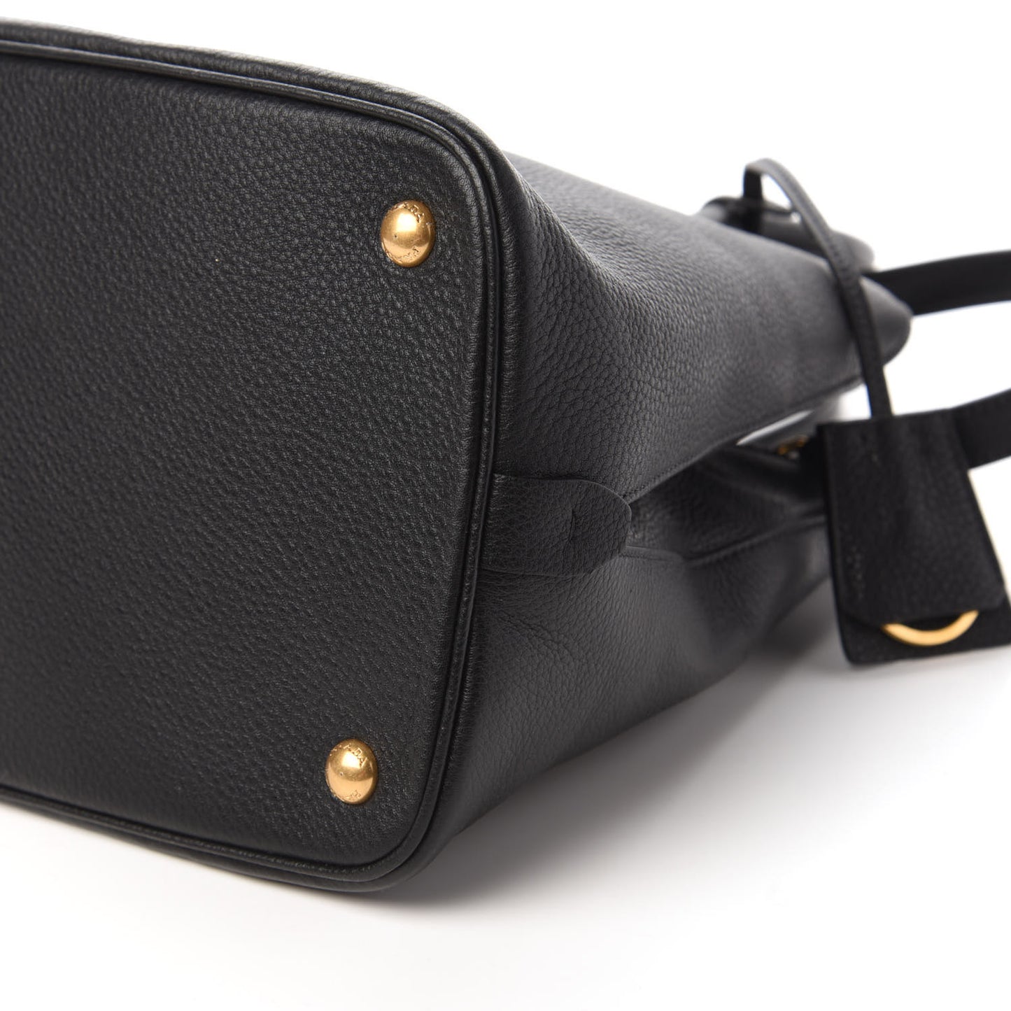 Vitello Daino Tote Black