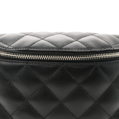 Chanel Calfskin Quilted Waist Belt Bag Black 8 of 10