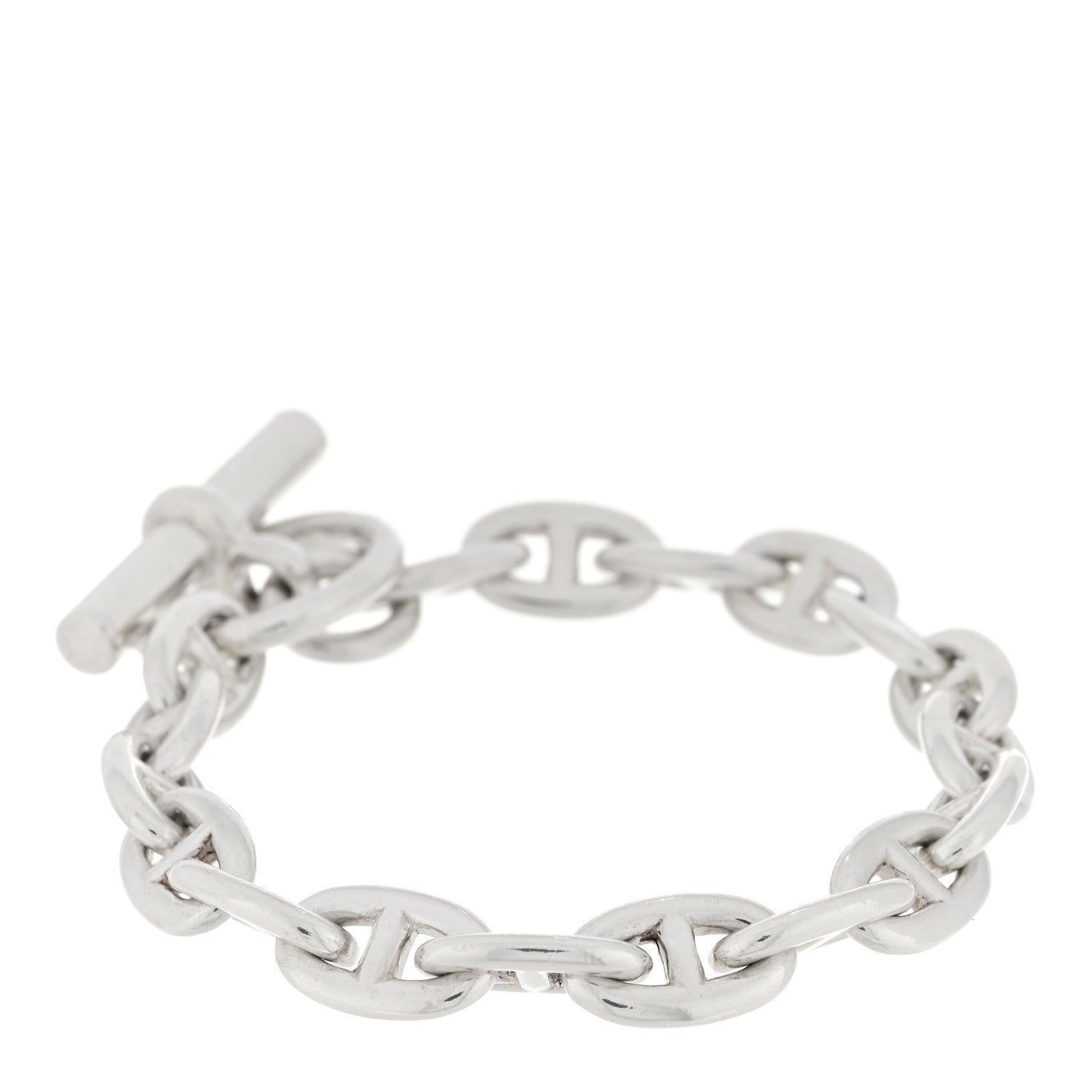 Hermes Sterling Silver PM Chaine D'Ancre Bracelet 2 of 3