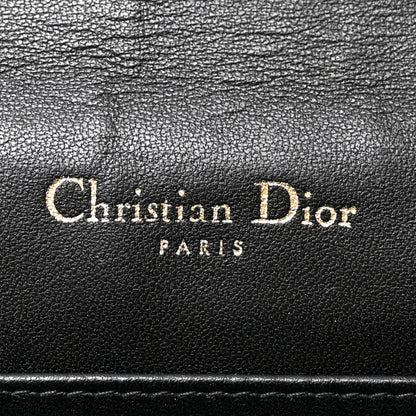 Christian Dior Lambskin Cannage Lady Dior Pouch Black 7 of 10
