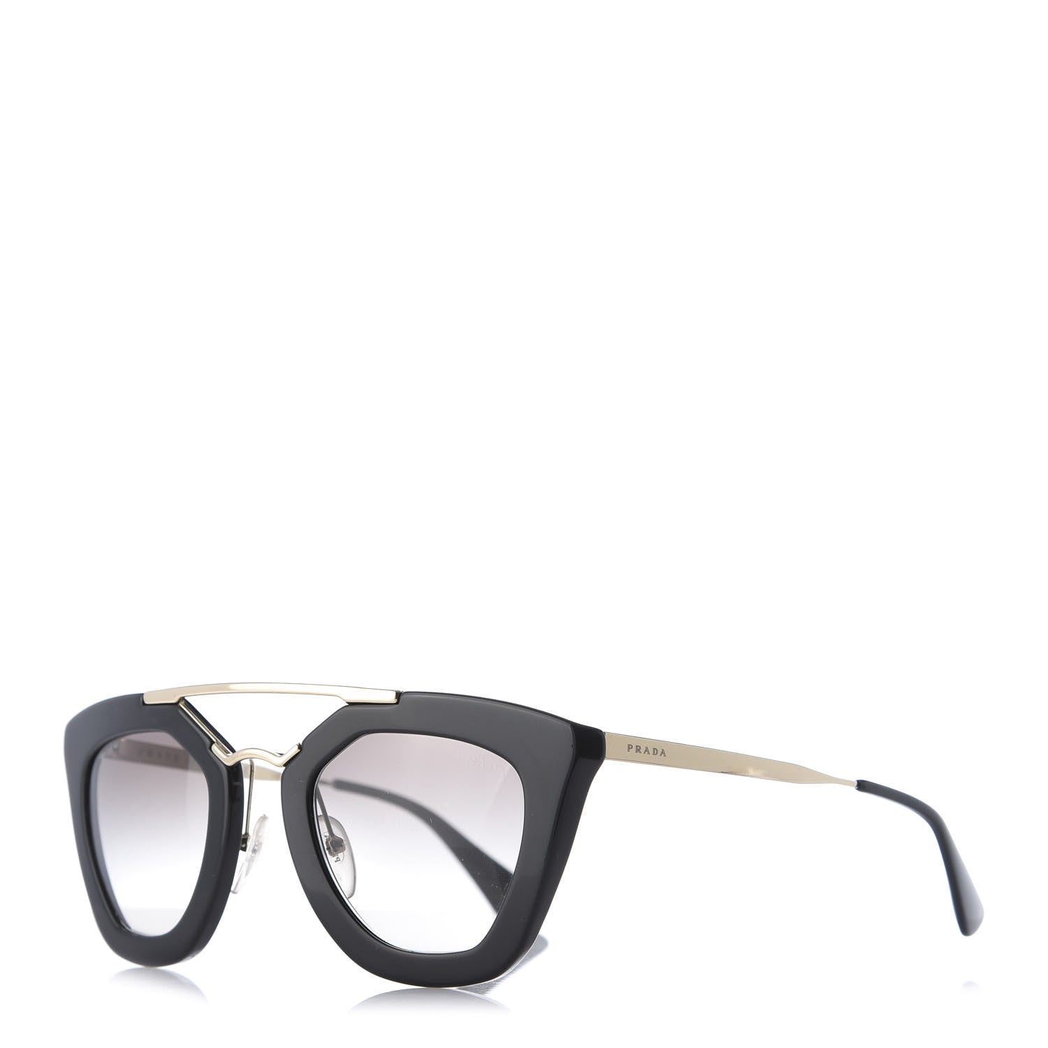 Prada Acetate Cinema Sunglasses SPR 09Q Black 1 of 6