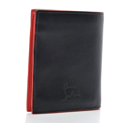 Christian Louboutin Calfskin Ecusson Panettone Bi-Fold Wallet Black 3 of 8