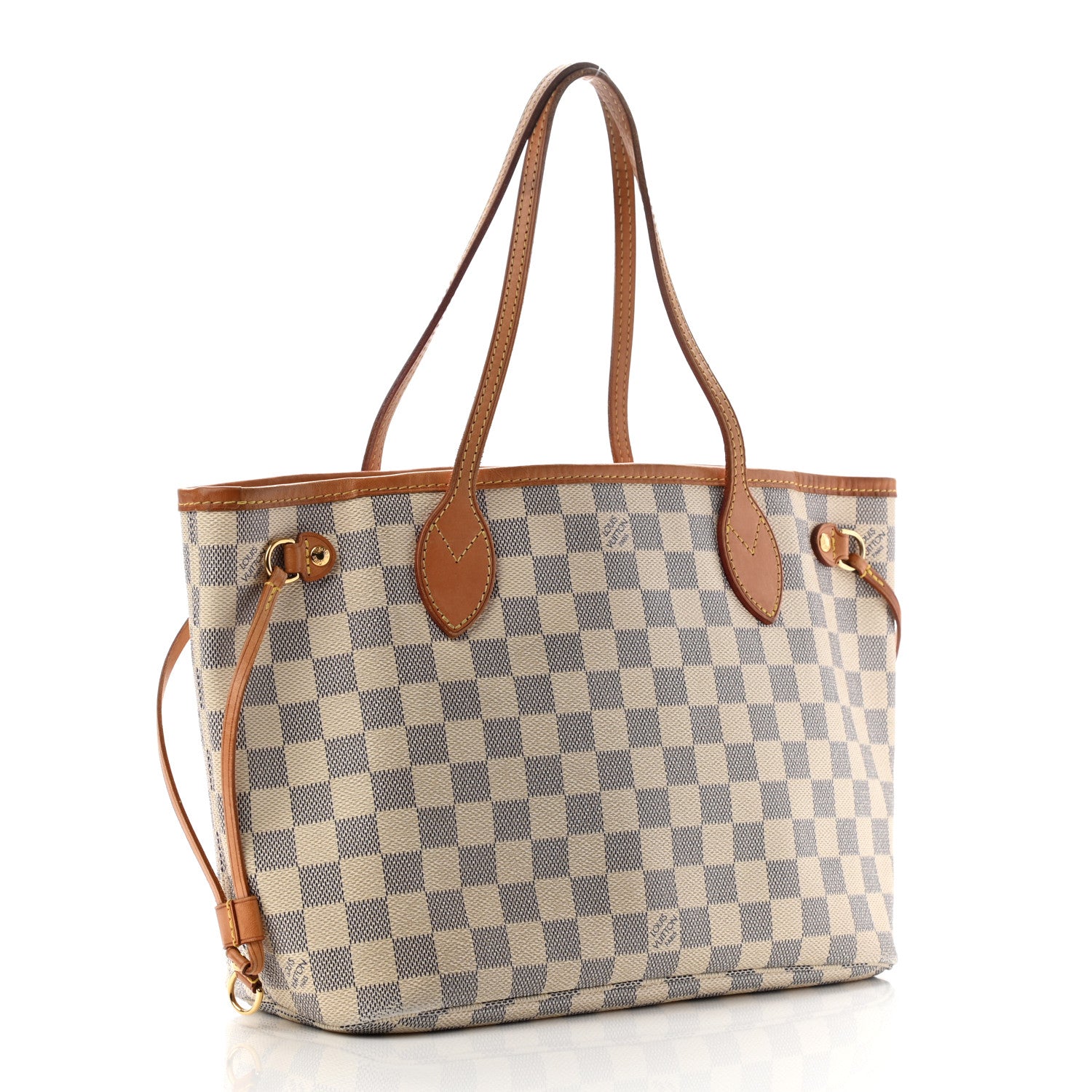 Louis Vuitton Damier Azur Neverfull PM 3 of 10