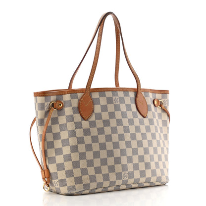 Louis Vuitton Damier Azur Neverfull PM 3 of 10