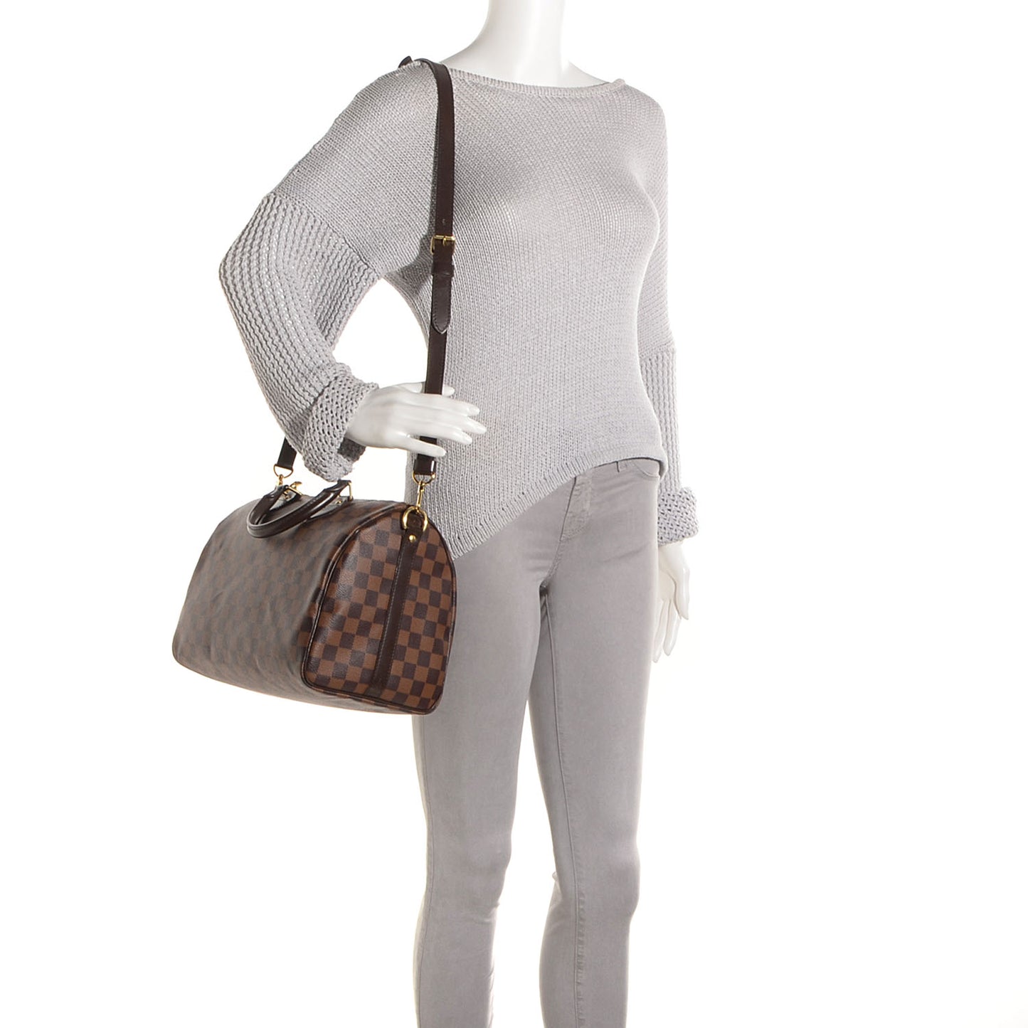 Damier Ebene Speedy Bandouliere 30
