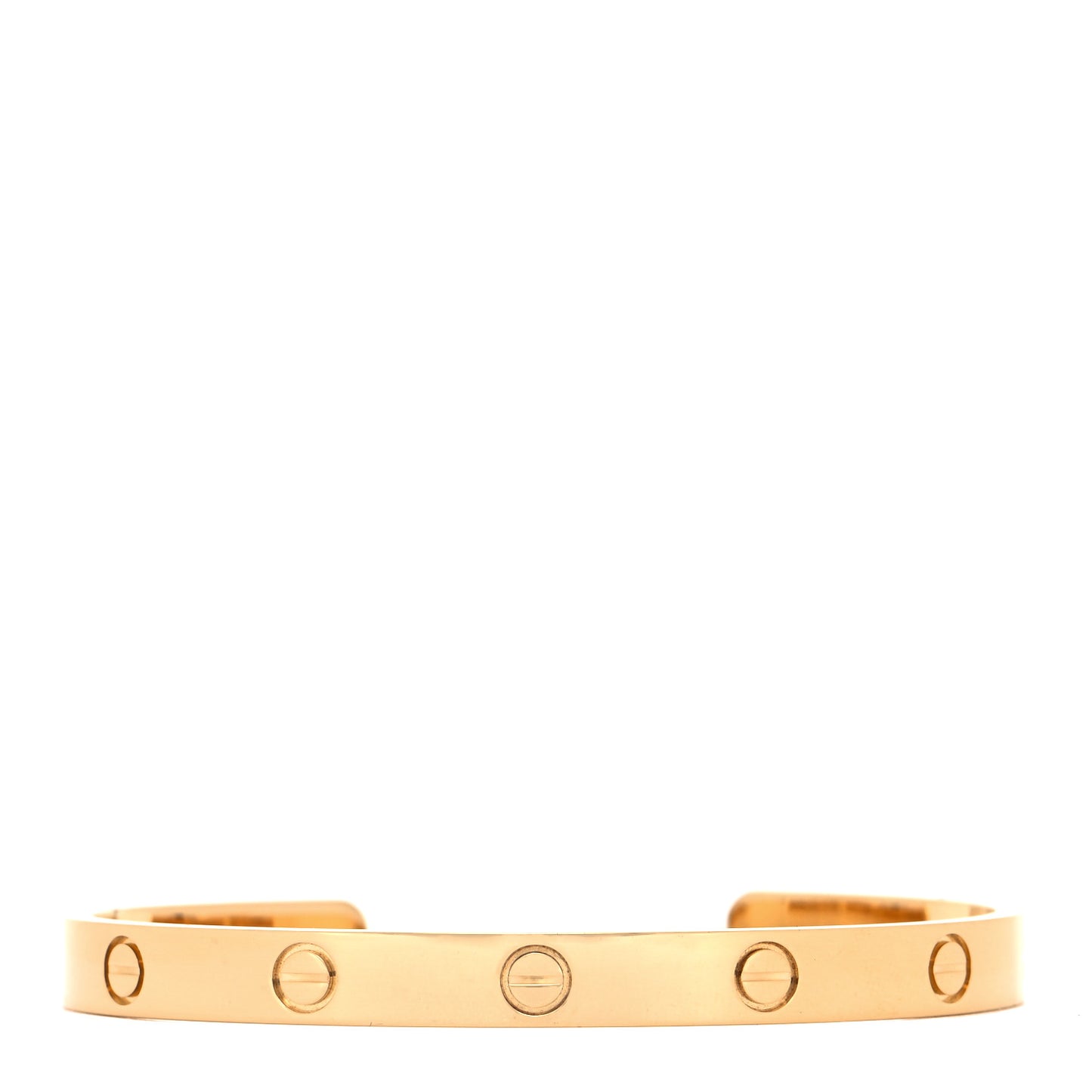 18K Yellow Gold LOVE Cuff Bracelet 18