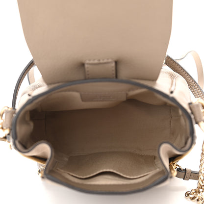 Chloe Suede Calfskin Mini Faye Backpack Motty Grey 5 of 10