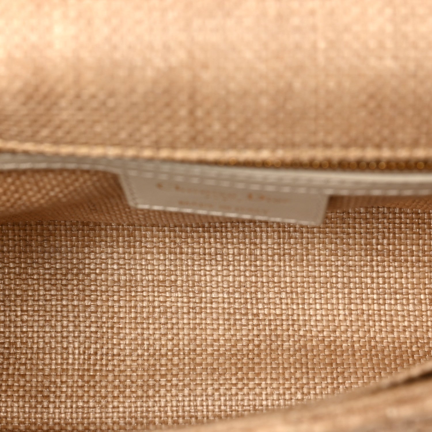 Christian Dior Raffia Calfskin Medium Caro Bag Beige 5 of 8