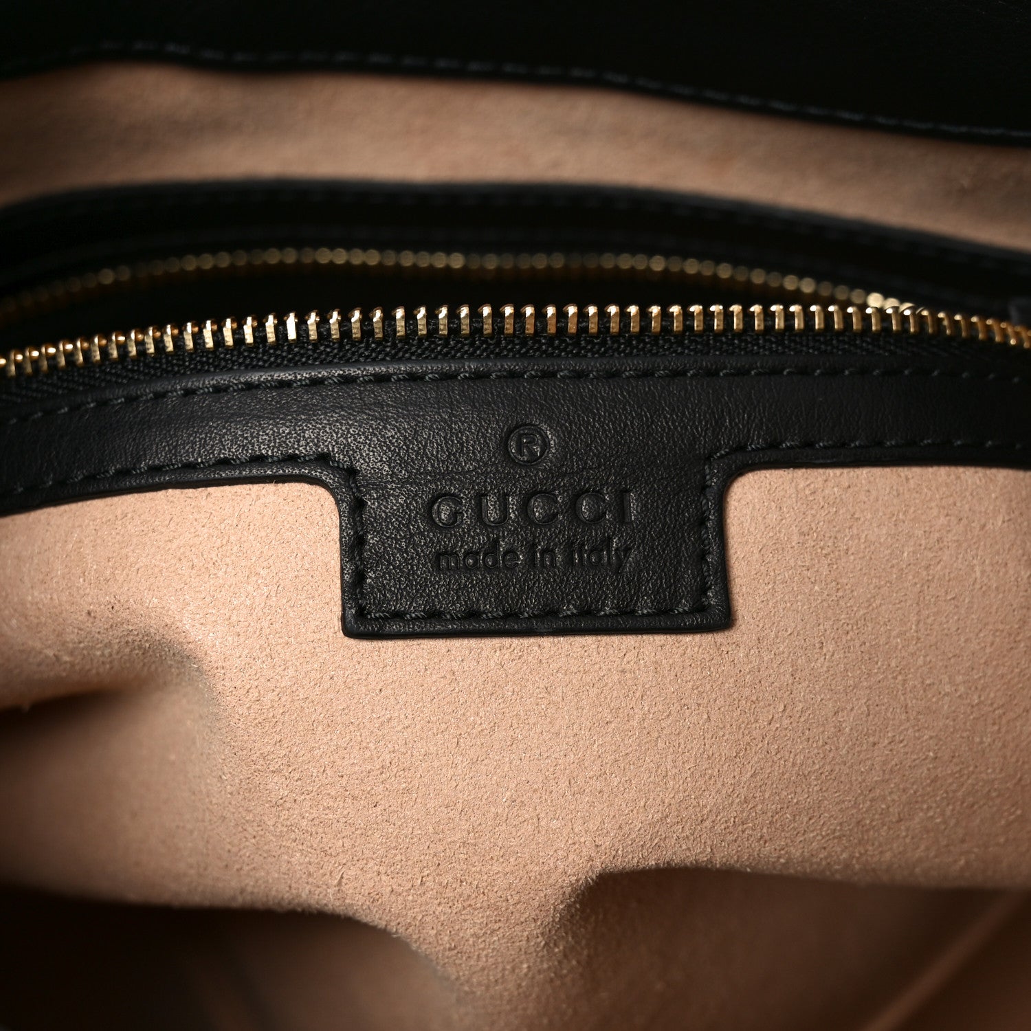 Gucci GG Supreme Monogram Medium Padlock Shoulder Bag Black 7 of 10