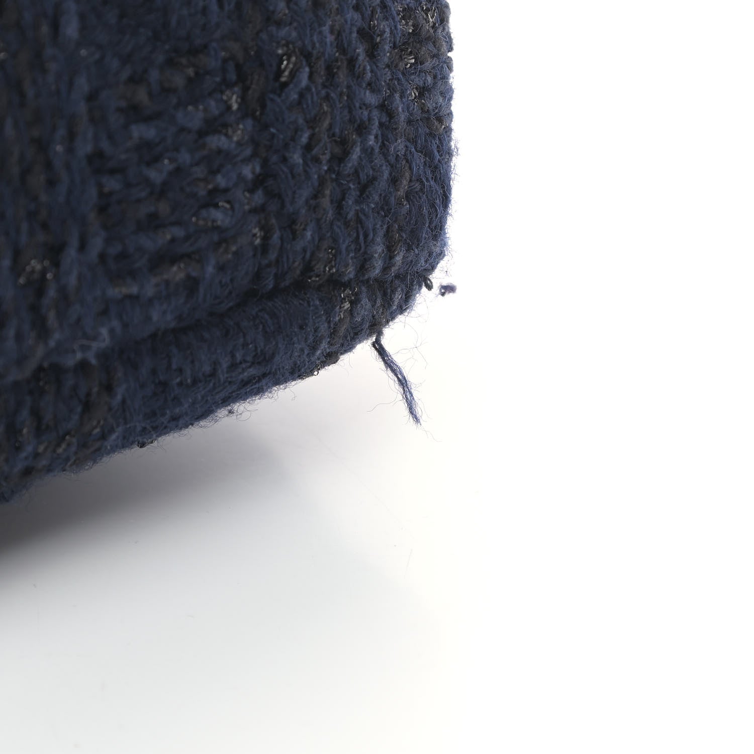 Chanel Tweed Quilted Maxi Chanel 19 Flap Navy 6 of 6