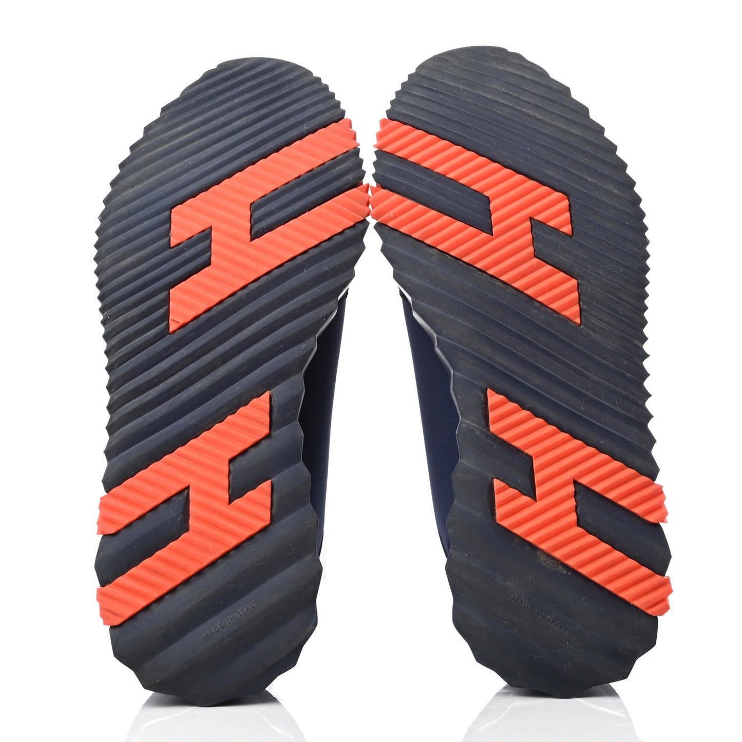Technical Jersey Suede Goatskin Bouncing Sneakers 36 Marine