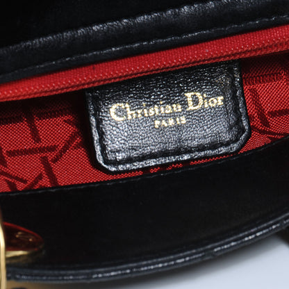 Christian Dior Lambskin Cannage Mini Lady Dior Black 5 of 7
