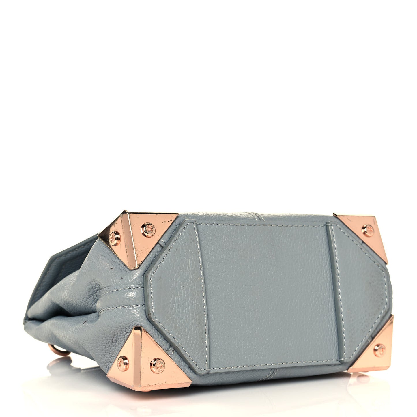 Calfskin Small Marion Tote Mercury Rose Gold Hardware