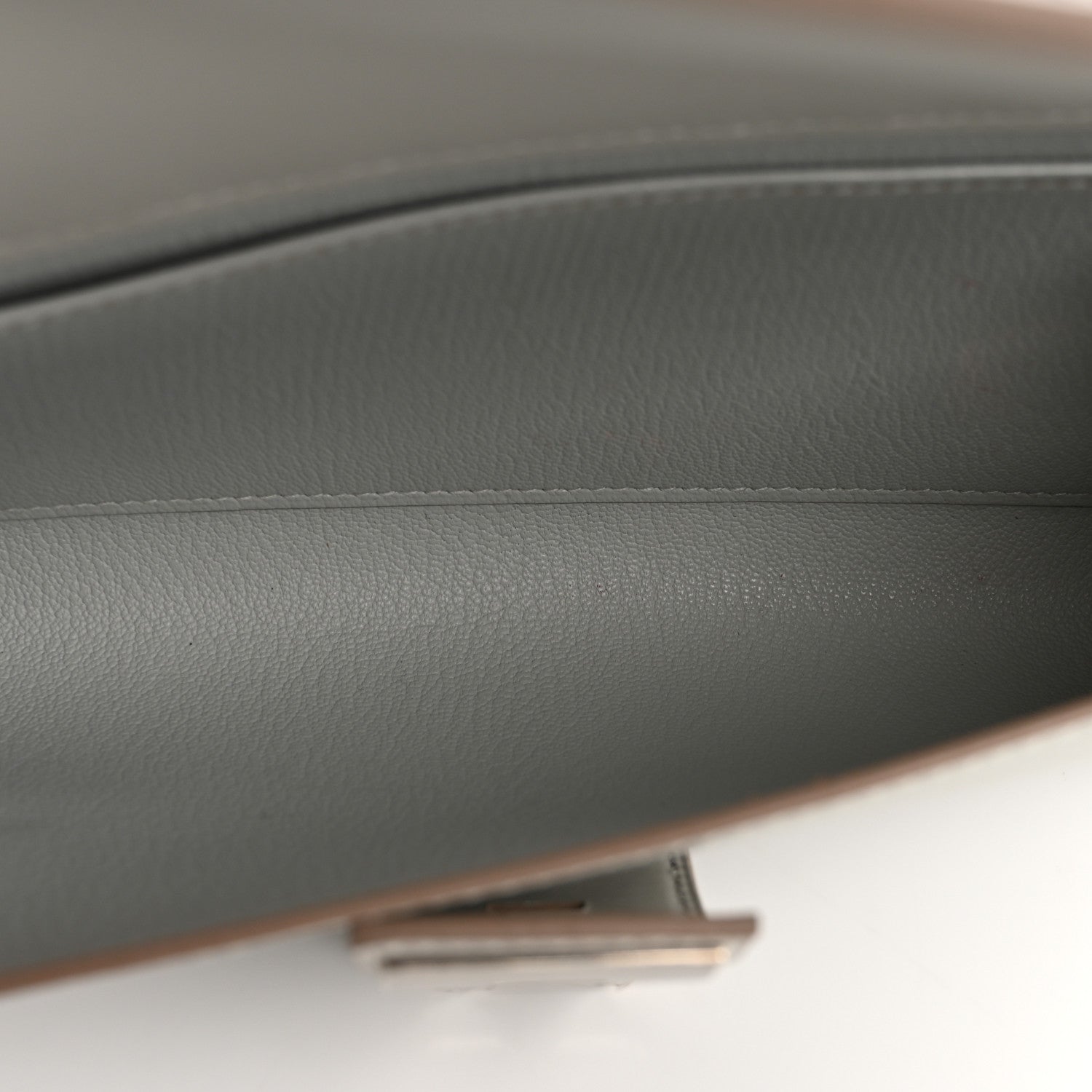 Hermes Swift Medor 23 Clutch Gris Perle 6 of 16