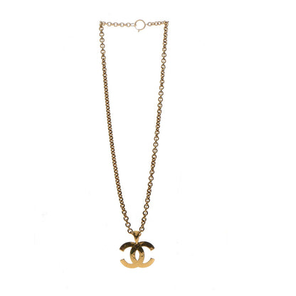 Chanel Quilted CC Long Chain Necklace Gold 3 of 6