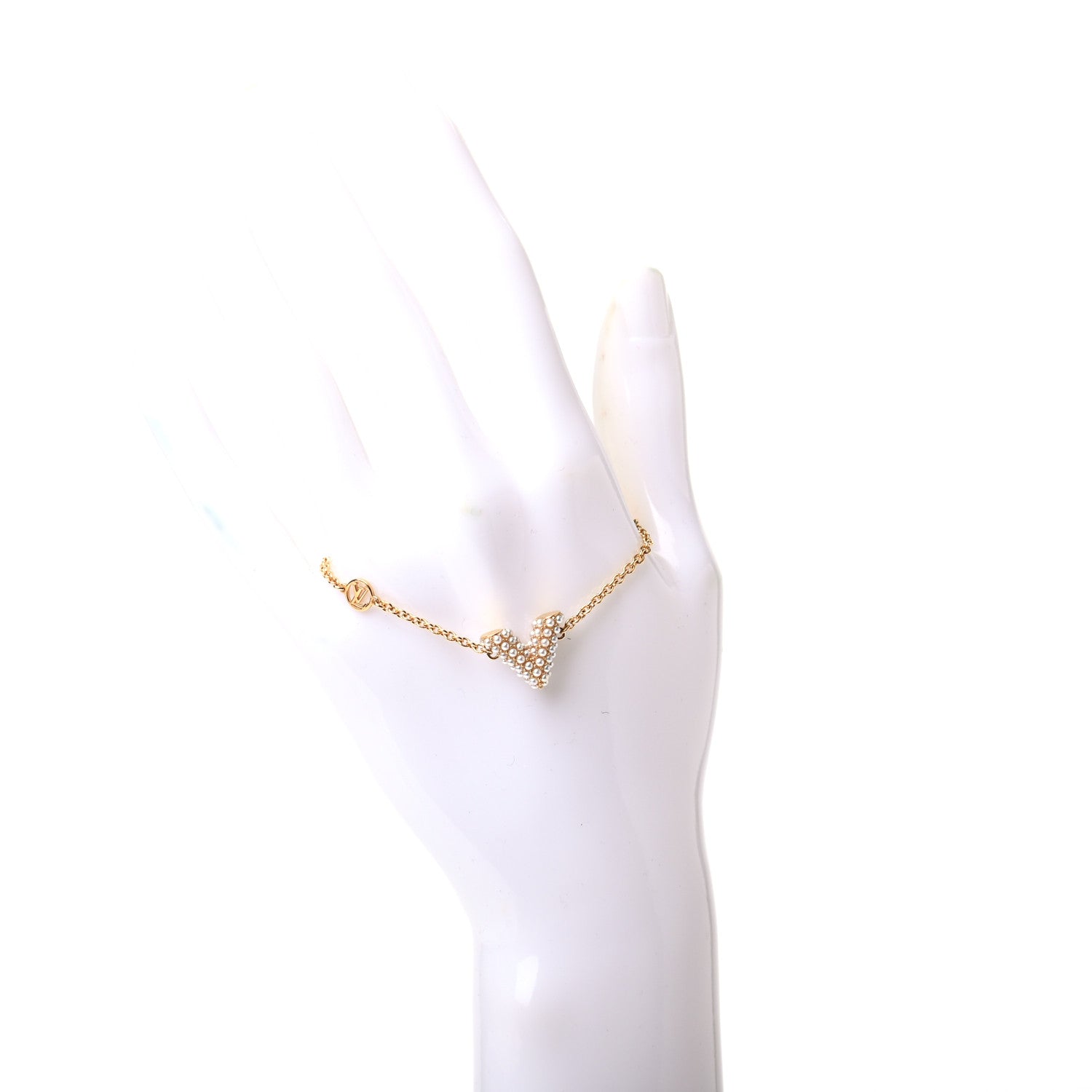 Louis Vuitton Essential V Perle Bracelet Gold 2 of 5