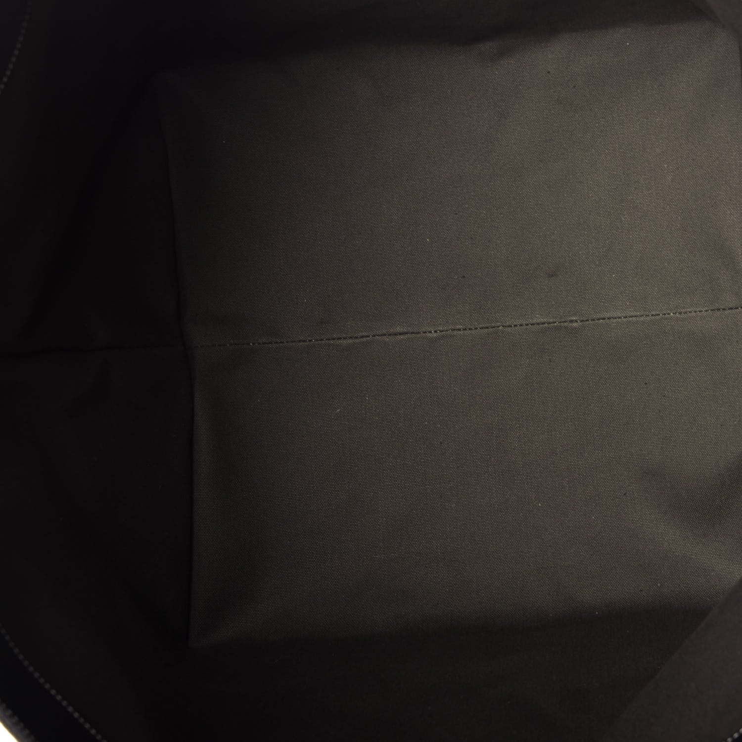 Celine Calfskin Logo Patchwork Cabas Dark Green Black 5 of 8