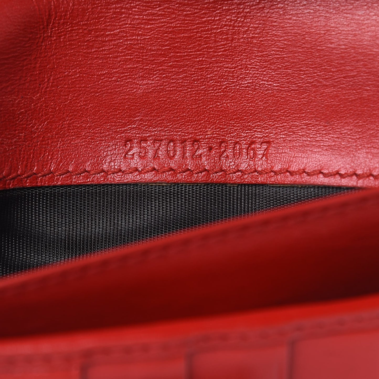 Calfskin Diamante Dice Continental Wallet Tabasco