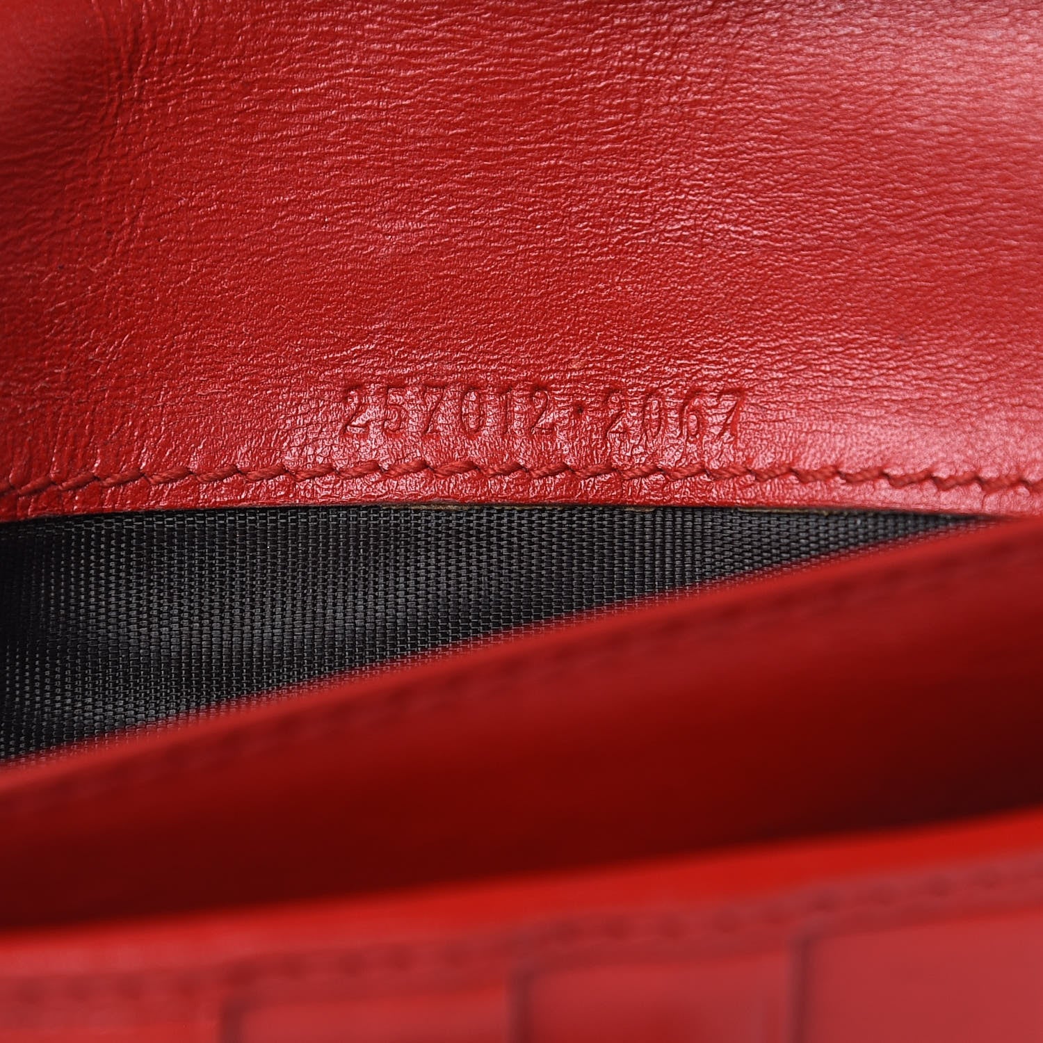 Gucci Calfskin Diamante Dice Continental Wallet Tabasco 7 of 17
