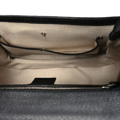 Gucci Calfskin Medium New Bamboo Top Handle Bag Black 6 of 15